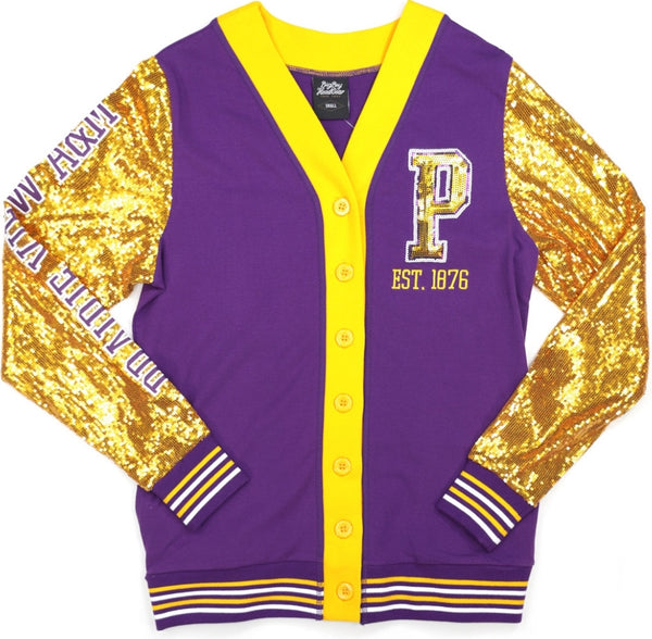 Big Boy Prairie View A&M Panthers S9 Womens Cardigan [Purple]