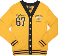 Big Boy Alabama State Hornets S10 Womens Cardigan [Old Gold]