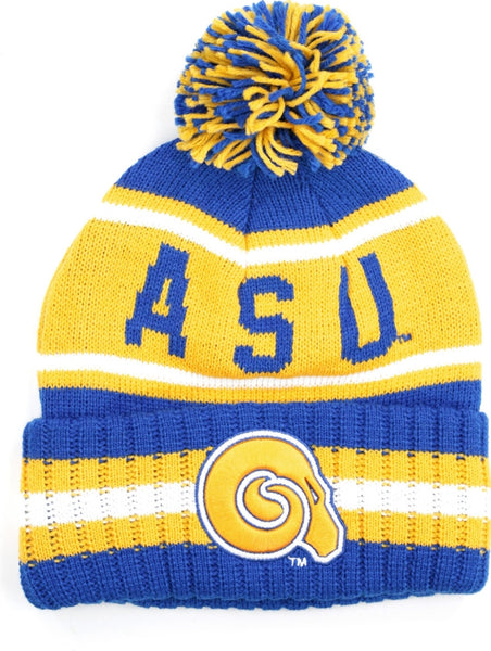 Big Boy Albany State Golden Rams S254 Beanie With Ball [Royal Blue]