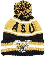 Big Boy Alabama State Hornets S254 Beanie With Ball [Black]