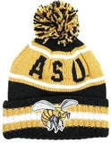 Big Boy Alabama State Hornets S254 Beanie With Ball [Black]