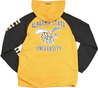 Big Boy Alabama State Hornets S4 Womens Anorak Jacket [Old Gold]