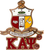 Kappa Alpha Psi Color 3D Shield Lapel Pin With Letters [Gold]