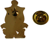 Kappa Alpha Psi Color 3D Shield Lapel Pin With Letters [Gold]