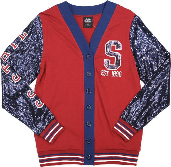 Big Boy South Carolina State Bulldogs S9 Womens Cardigan [Maroon]