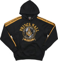 Big Boy Prince Hall Mason Divine S3 Mens Pullover Hoodie [Black]
