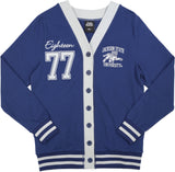 Big Boy Jackson State Tigers S10 Womens Cardigan [Navy Blue]