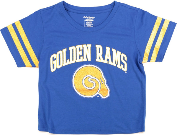 Big Boy Albany State Golden Rams S4 Cropped Womens Tee [Royal Blue]