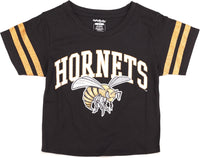 Big Boy Alabama State Hornets S4 Cropped Womens Tee [Black]