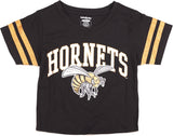 Big Boy Alabama State Hornets S4 Cropped Womens Tee [Black]