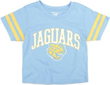Big Boy Southern Jaguars S4 Cropped Womens Tee [Sky Blue]