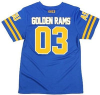 Big Boy Albany State Golden Rams Womens Football Tee [Royal Blue]