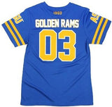 Big Boy Albany State Golden Rams Womens Football Tee [Royal Blue]
