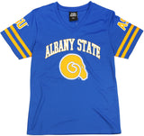 Big Boy Albany State Golden Rams Womens Football Tee [Royal Blue]