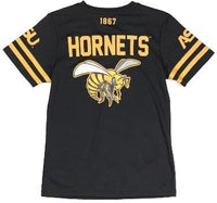 Big Boy Alabama State Hornets Womens Football Tee [Black]