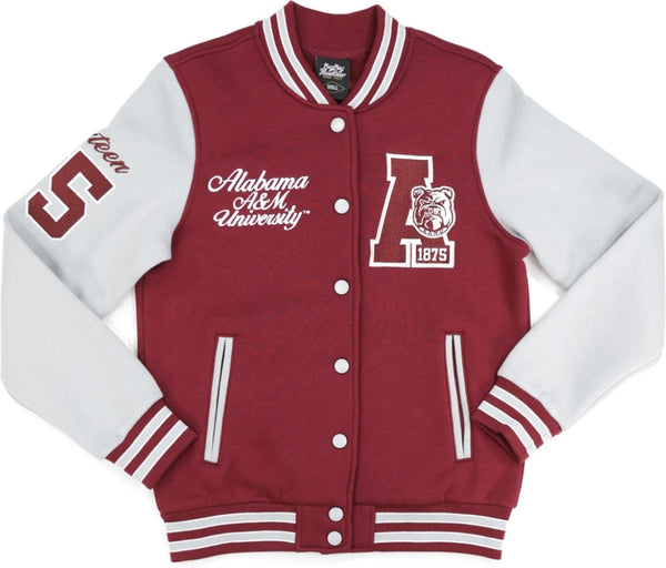 Big Boy Alabama A&M Bulldogs S4 Womens Fleece Jacket [Maroon]