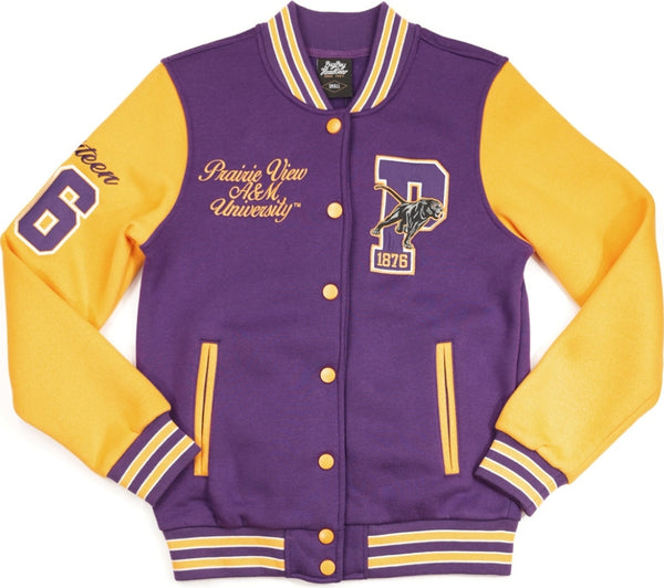 Big Boy Prairie View A&M Panthers S4 Womens Fleece Jacket [Purple]