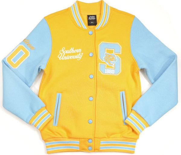 Big Boy Southern Jaguars S4 Womens Fleece Jacket [Gold]