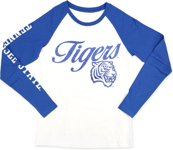 Big Boy Tennessee State Tigers S4 Womens Long Sleeve Tee [White]