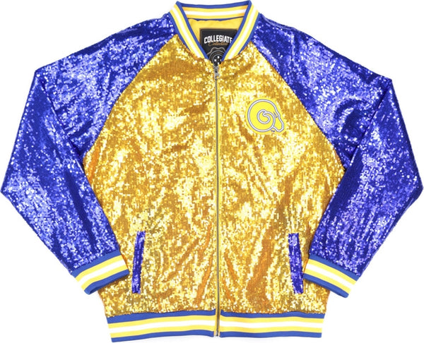 Big Boy Albany State Golden Rams S4 Ladies Sequins Jacket [Gold]