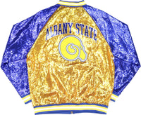 Big Boy Albany State Golden Rams S4 Ladies Sequins Jacket [Gold]