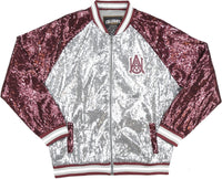 Big Boy Alabama A&M Bulldogs S4 Ladies Sequins Jacket [Grey]