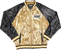 Big Boy Alabama State Hornets S4 Ladies Sequins Jacket [Old Gold]