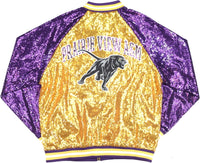 Big Boy Prairie View A&M Panthers S4 Ladies Sequins Jacket [Gold]