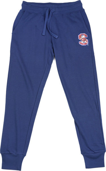 Big Boy South Carolina State Bulldogs S4 Ladies Jogger Sweatpants [Navy Blue]