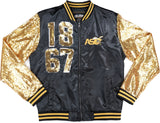 Big Boy Alabama State Hornets S4 Ladies Satin Jacket [Black]