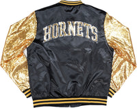 Big Boy Alabama State Hornets S4 Ladies Satin Jacket [Black]