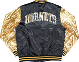 Big Boy Alabama State Hornets S4 Ladies Satin Jacket [Black]