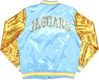 Big Boy Southern Jaguars S4 Ladies Satin Jacket [Sky Blue]