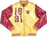Big Boy Tuskegee Golden Tigers S4 Ladies Satin Jacket [Gold]