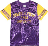 Big Boy Prairie View A&M Panthers S6 Ladies Sequins Tee [Purple]