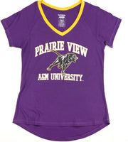 Big Boy Prairie View A&M Panthers S3 Ladies V-Neck Tee [Purple]