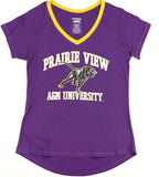 Big Boy Prairie View A&M Panthers S3 Ladies V-Neck Tee [Purple]