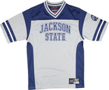 Big Boy Jackson State Tigers S14 Mens Football Jersey [Grey]