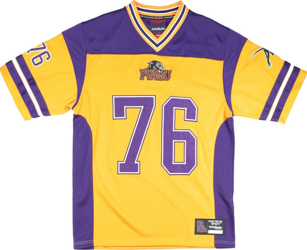 Big Boy Prairie View A&M Panthers S14 Mens Football Jersey [Gold]