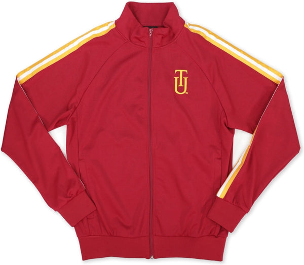 Big Boy Tuskegee Golden Tigers S6 Mens Jogging Suit Jacket [Crimson Red]