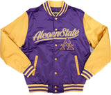 Big Boy Alcorn State Braves S7 Mens Baseball Jacket [Purple]