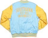 Big Boy Southern Jaguars S7 Mens Baseball Jacket [Sky Blue]