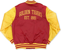 Big Boy Tuskegee Golden Tigers S7 Mens Baseball Jacket [Crimson Red]
