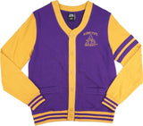 Big Boy Alcorn State Braves S4 Mens Cardigan [Purple]