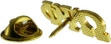Omega Psi Phi Classic 3-Letter Lapel Pin [Gold]