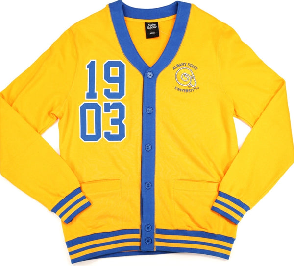 Big Boy Albany State Golden Rams S5 Mens Cardigan [Gold]