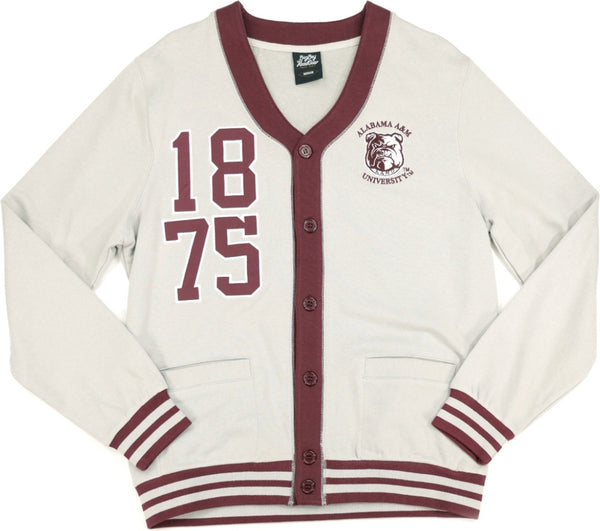 Big Boy Alabama A&M Bulldogs S5 Mens Cardigan [Grey]