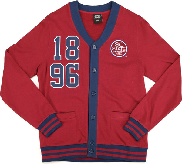 Big Boy South Carolina State Bulldogs S5 Mens Cardigan [Maroon]