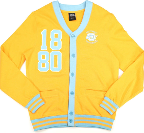 Big Boy Southern Jaguars S5 Mens Cardigan [Gold]