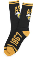 Big Boy Alabama State Hornets S5 Mens Athletic Socks [Black]